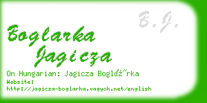 boglarka jagicza business card